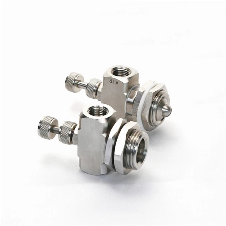 Siphon-Fed Flat Fan Air Atomizing Nozzles